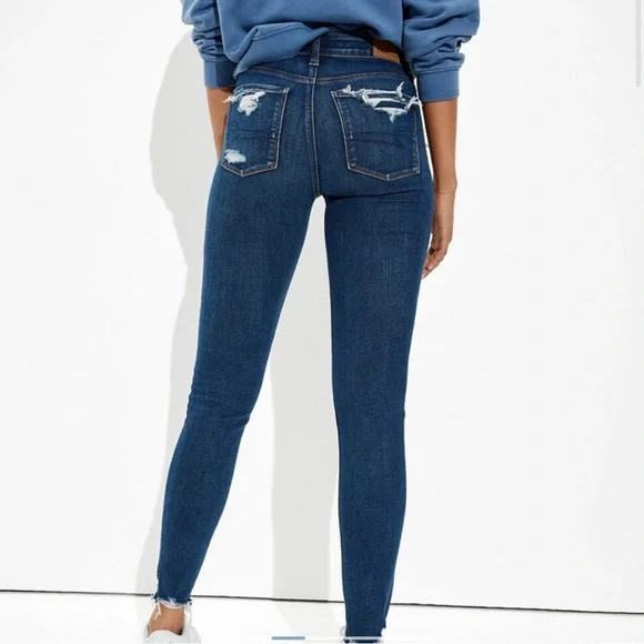 American Eagle Ne(xt) Level Patched high waste Jegging - Picture 2 of 11